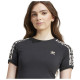 Adidas Γυναικεία κοντομάνικη μπλούζα Leopard 3-Stripes Tee